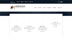 Desktop Screenshot of middlecrosschurch.org